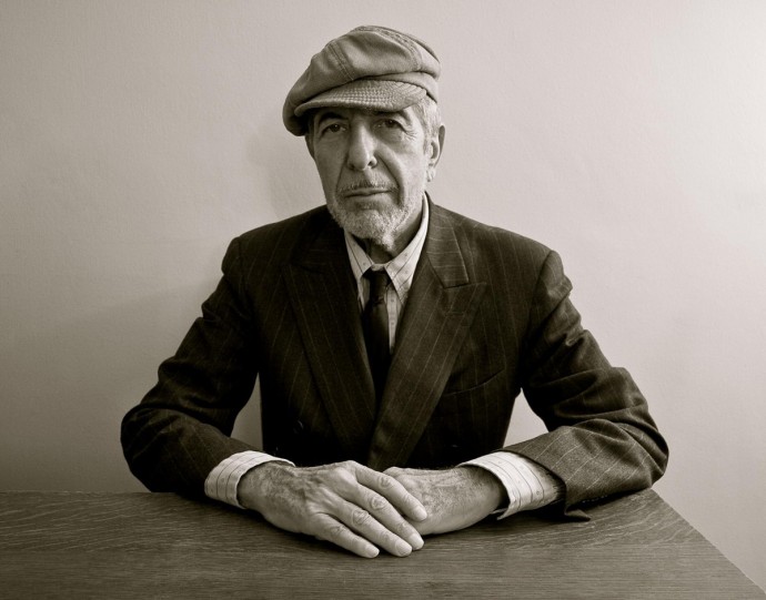 Il leggendario cantante-cantautore e poeta LEONARD COHEN in Itlaia